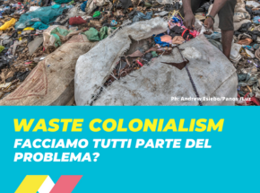 Post Instagram di Veracura Trust Onlus sul tema del waste colonialism